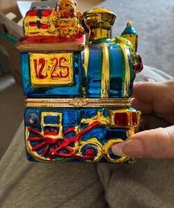 Thomas Pacconi Railroad Train Engine Music Box God Rest You Merry Gentlemen